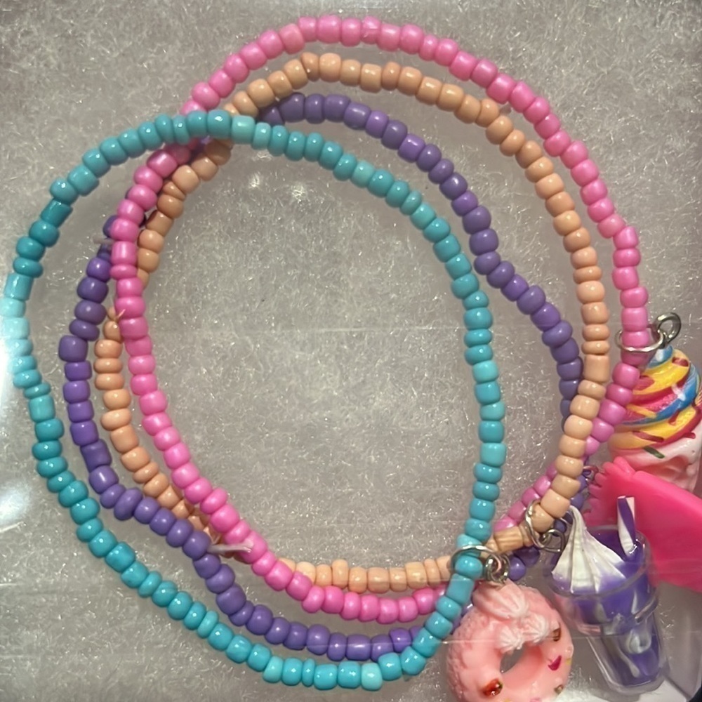 FUN SWEET TREAT CHARM STACKABLE STRETCH BRACELET SET - Picture 3 of 3